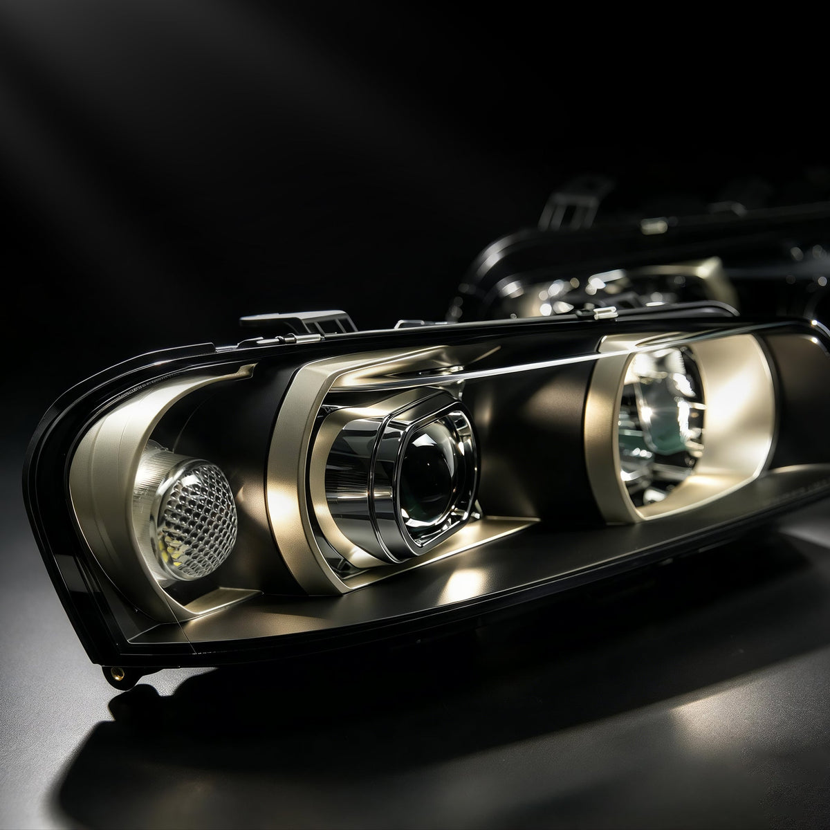 Nissan Skyline R34 GT-R / GT-T LED Projector Headlights - LH + RH Set