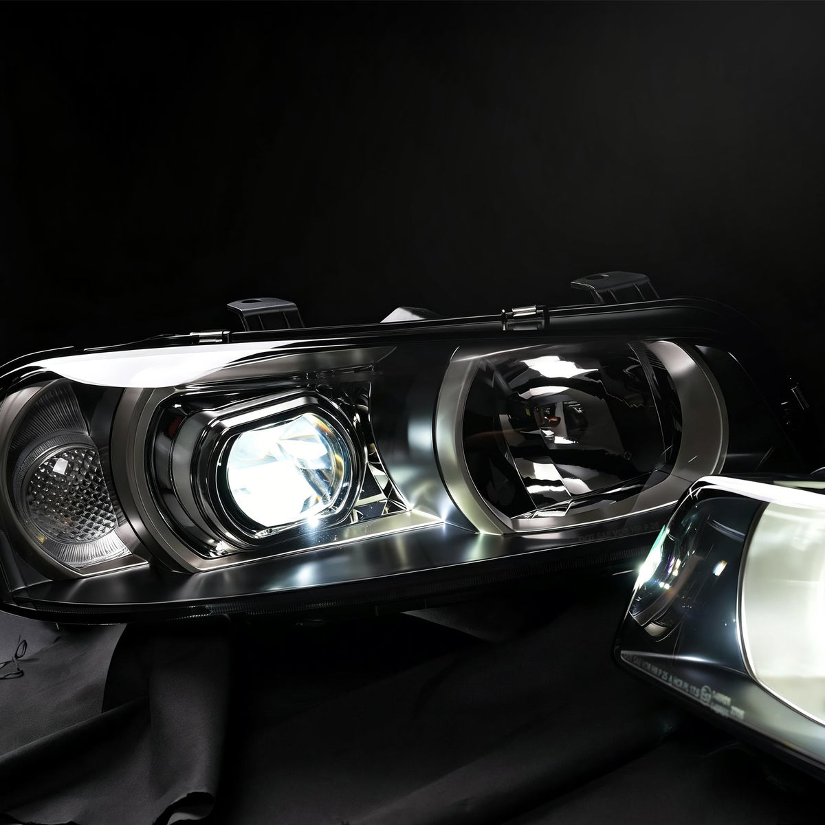 Nissan Skyline R34 GT-R / GT-T LED Projector Headlights - LH + RH Set