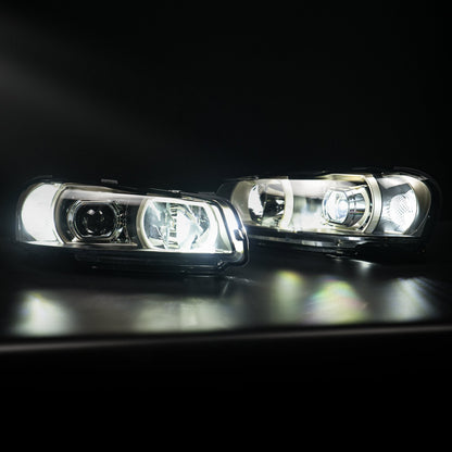 Nissan Skyline R34 GT-R / GT-T LED Projector Headlights - LH + RH Set