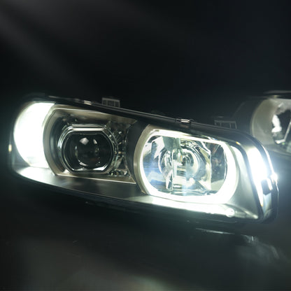 Nissan Skyline R34 GT-R / GT-T LED Projector Headlights - LH + RH Set