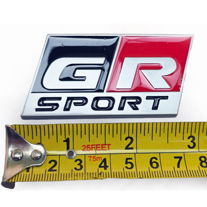 Toyota GR Sport Racing Logo Fender Grill Trunk Emblem Badge
