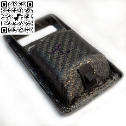 Toyota AE86 Corolla GTS SR5 / AW11 MR2 Carbon Fiber Interior Door Handle Bezel - Direct Replacement
