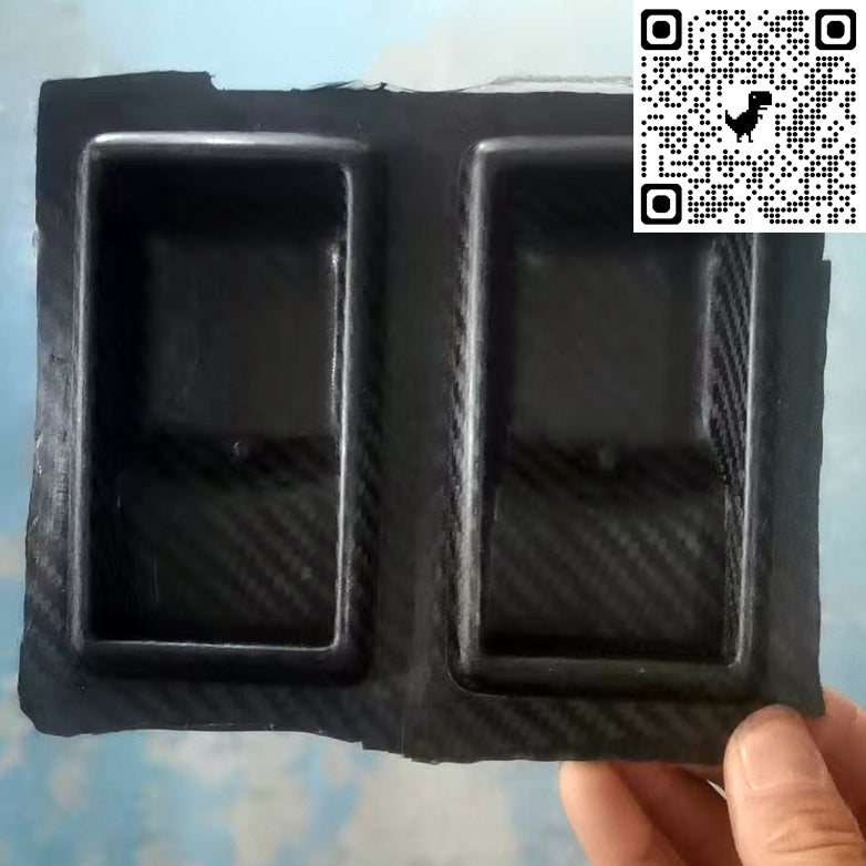 Toyota AE86 Corolla GTS SR5 / AW11 MR2 Carbon Fiber Interior Door Handle Bezel - Direct Replacement