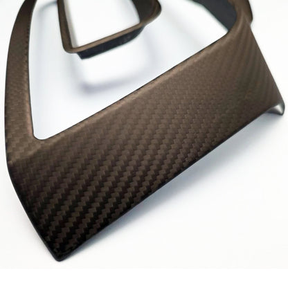 2024+ Tesla Model 3 Highland Dry Carbon Fiber Tail Light Trim Covers - 4-Piece Set