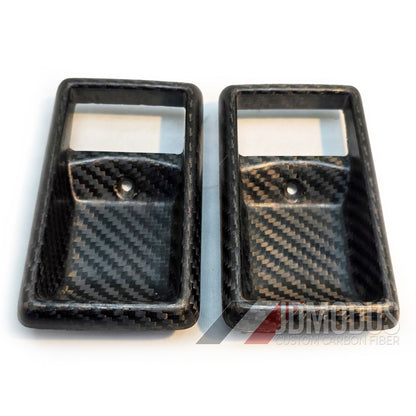 Toyota AE86 Corolla GTS SR5 / AW11 MR2 Carbon Fiber Interior Door Handle Bezel - Direct Replacement