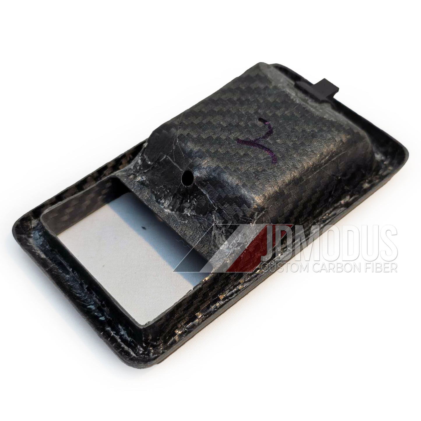 Toyota AE86 Corolla GTS SR5 / AW11 MR2 Carbon Fiber Interior Door Handle Bezel - Direct Replacement