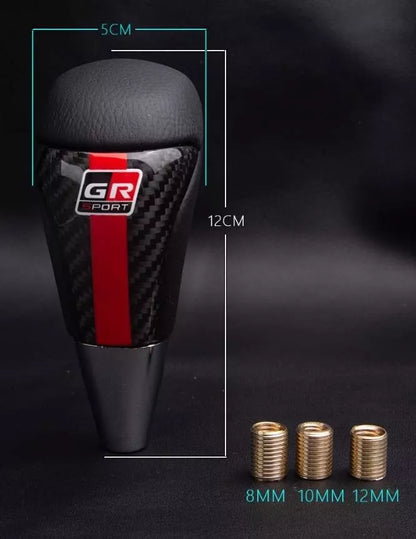 TOYOTA JDM Custom GR SPORT CARBON GEAR SHIFT KNOB A/T 4runner Tundra Sienna